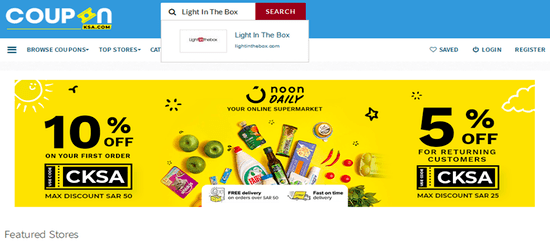 Search LightInTheBox Store
