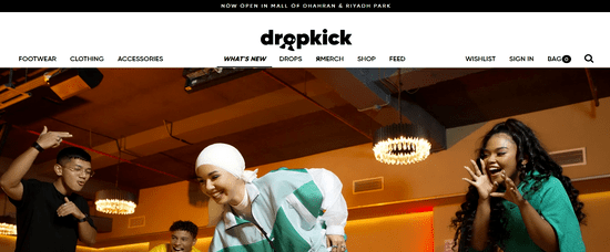 dropkick Website