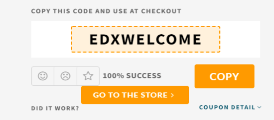 Copy EdX Promo Code