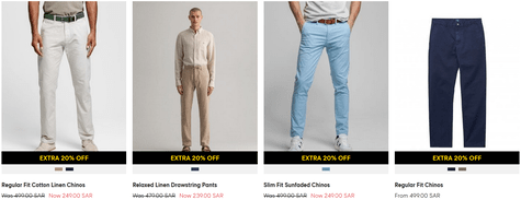 Gant Men’s Chinos & Trousers Clothes
