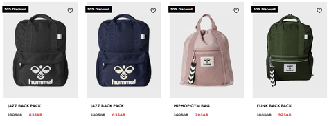 Hummel school and sports backpacks for kids allow them to carry all of their gear in one place