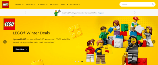 Lego Official Website