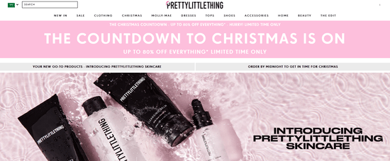 PrettyLittleThing Official Website