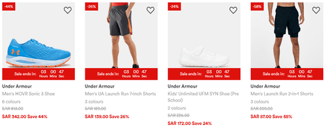 Get Sports Items From Under Armour
