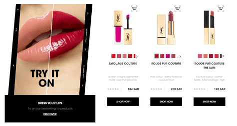 YSL Beauty Online Services